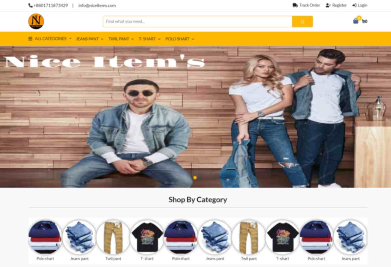 Niceitemsbd Ecommerce Website